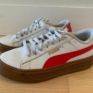 RETRO PUMA CLOUDFOAM PLATFORM SNEAKERS - SIZE 8
